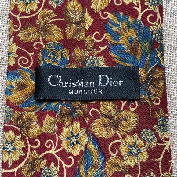 Christian Dior Silk Tie - Picture 2 of 4